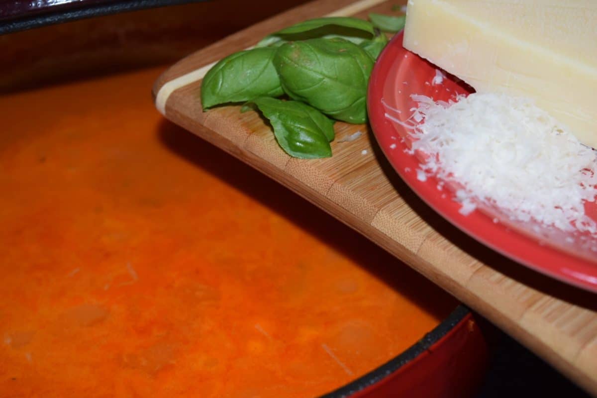 Creamy Parmesan Tomato Soup