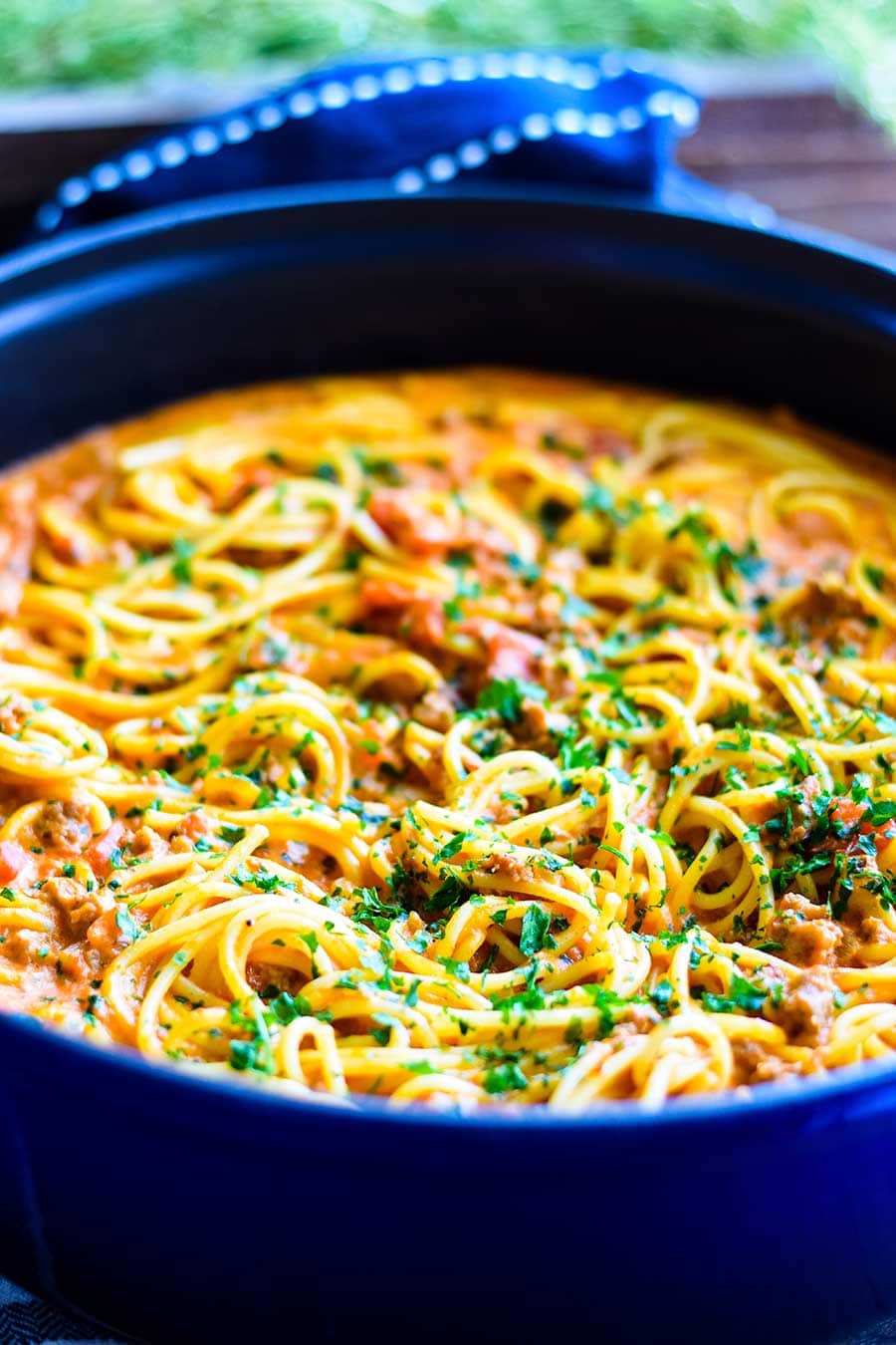 Creamy Spicy Sausage Spaghetti Pasta Soulfully Made