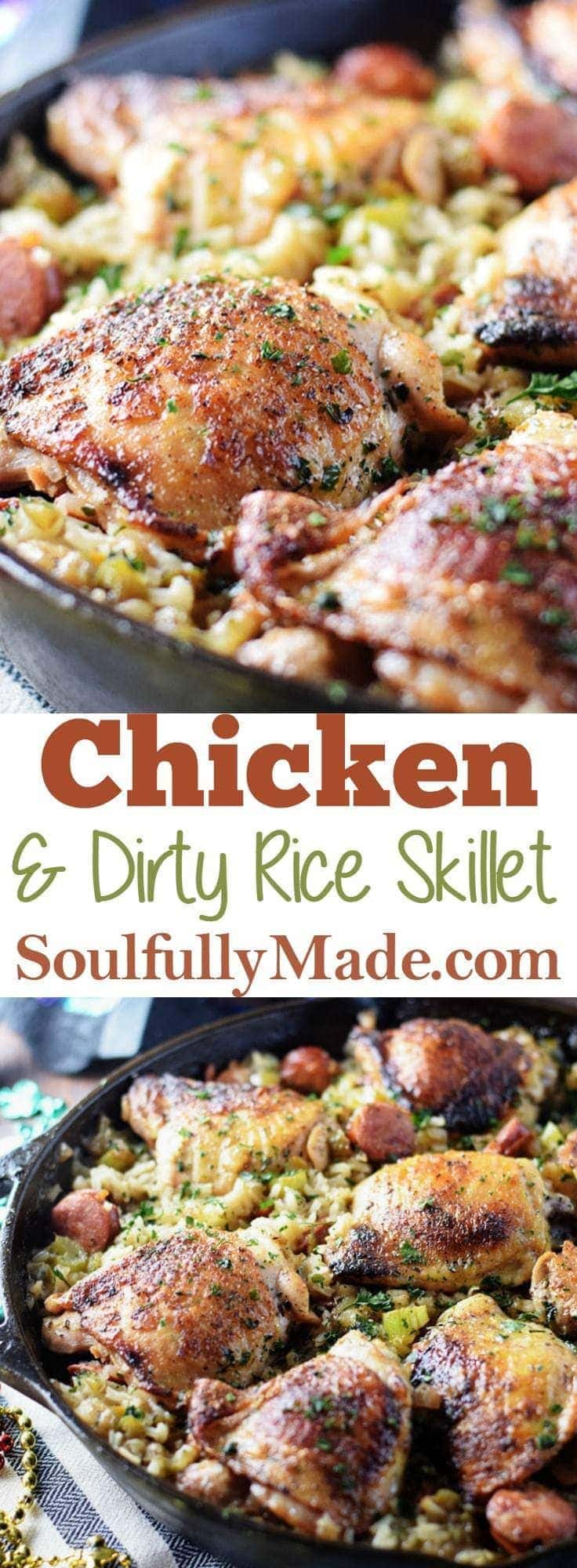 Chicken and Dirty Rice Skillet