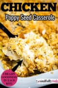 PInterest image of Chicken Poppy Seed Casserole