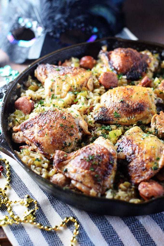 Chicken and Dirty Rice Skillet
