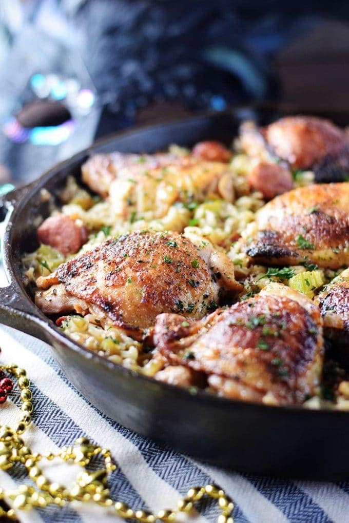 Chicken and Dirty Rice Skillet