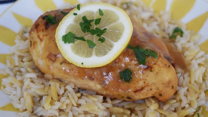 Garlic and Lemon Glazed Chicken