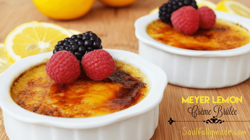 Lemon Creme Brulee