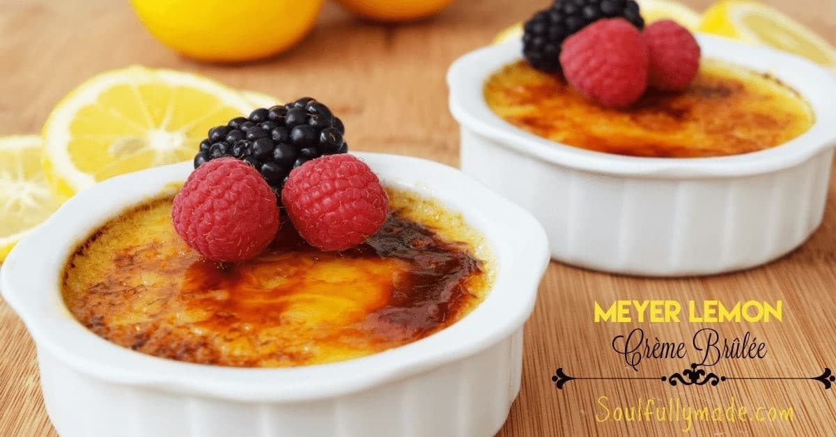 Lemon Creme Brulee