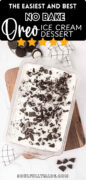 No Bake Oreo Ice Cream Dessert Recipe
