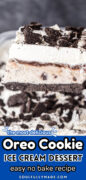 No Bake Oreo Ice Cream Dessert Recipe