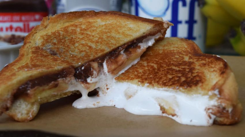 Banana FluffaNutter Grilled Cheese Pic