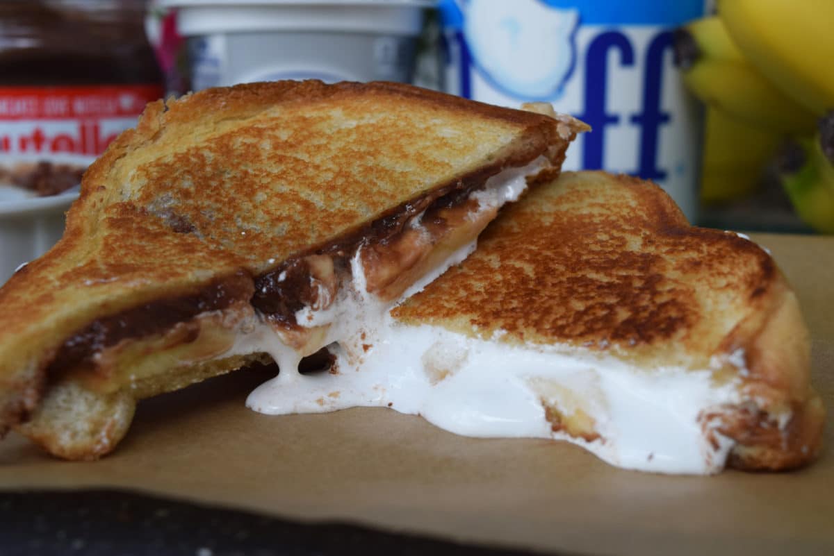 Banana FluffaNutter Grilled Cheese Pic