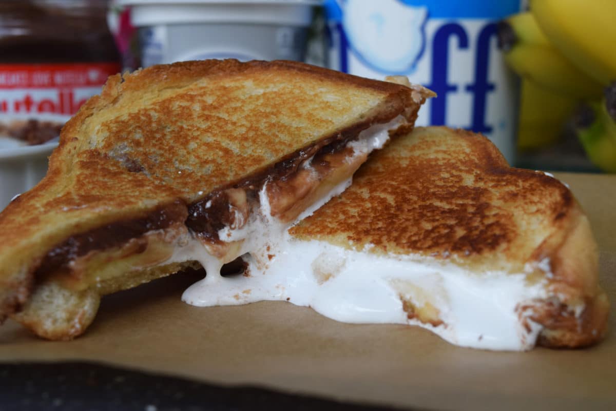 Banana FluffaNutella Grilled Cheese