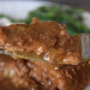 Bite of Country Steak with Gravy