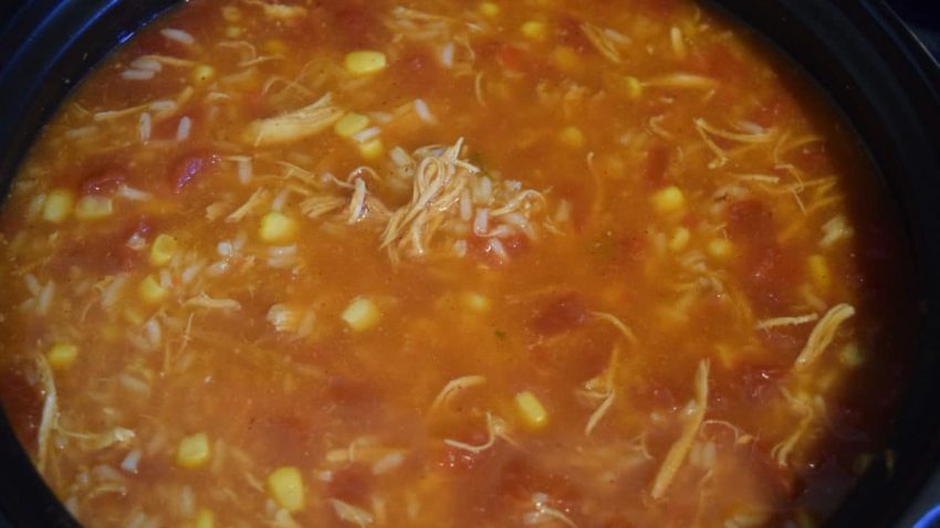 Chicken Tortilla Soup Cooking