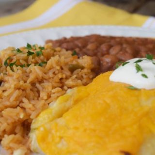 Enchildas with Rice & Beans