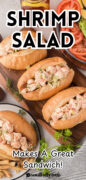 Shrimp Salad Recipe Pinterest Image