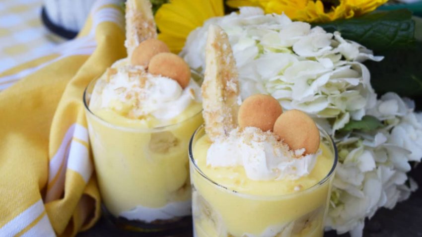 Banana Pudding Cheesecake Parfaits.