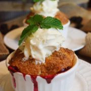 Blackberry Cobbler with Biscuits