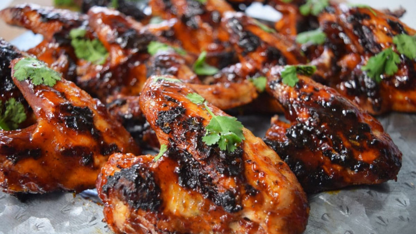 Honey Chipotle BBQ Wings 