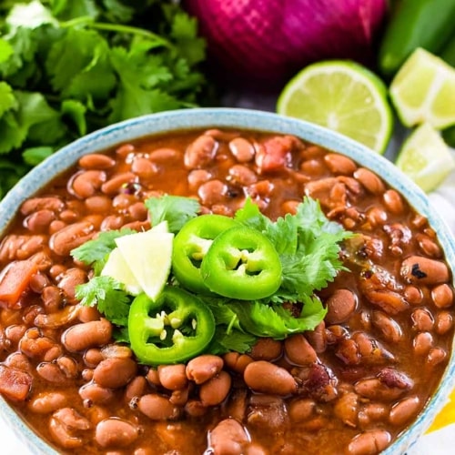 Charro Beans | Instant Pot & Stove Top - Soulfully Made