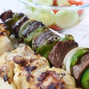 Chicken and Steak Kabobs