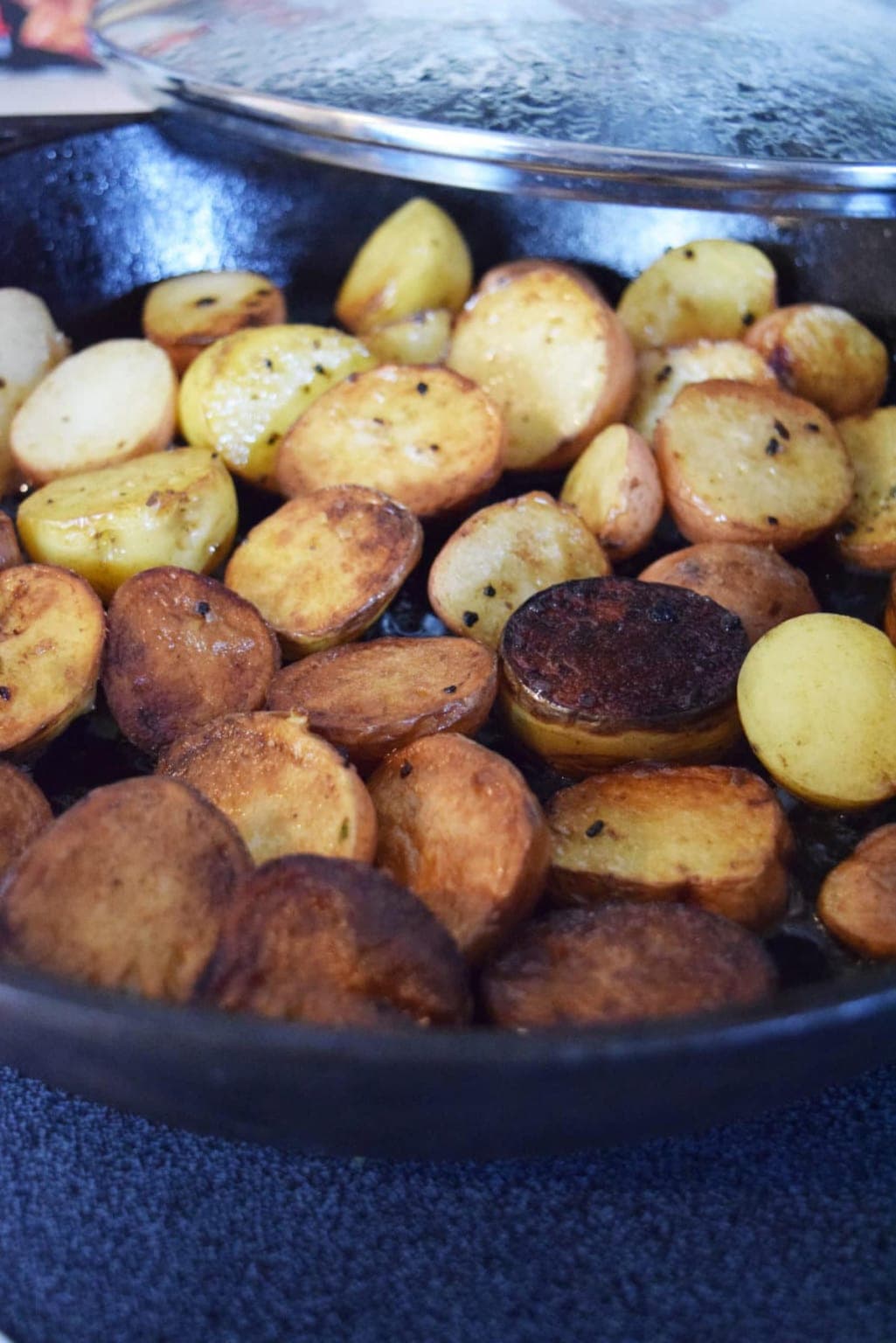 Cast Iron Skillet Garlic & Parmesan Potatoes Soulfully Made