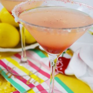 Strawberry Sunset Lemon Drop