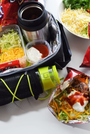 School Lunch Box Walking Tacos