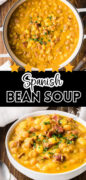 Spanish Bean Soup Pinterest Image