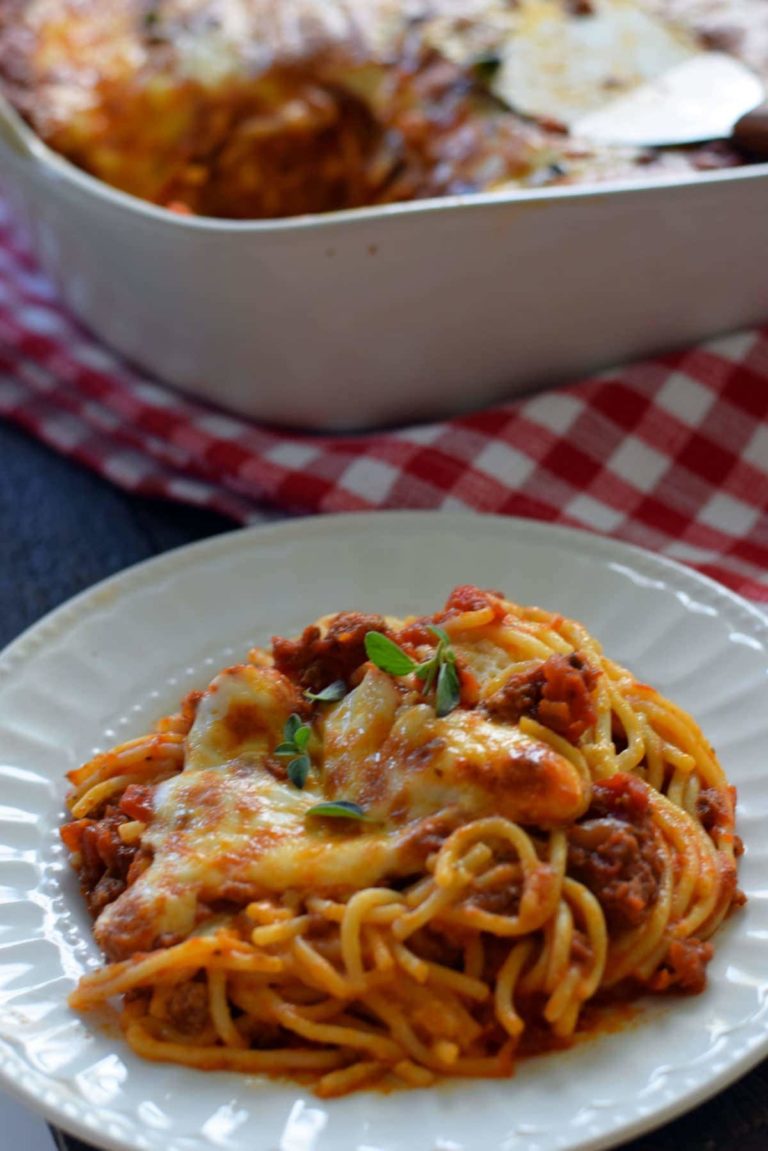 Ultimate Baked Spaghetti Casserole - Soulfully Made