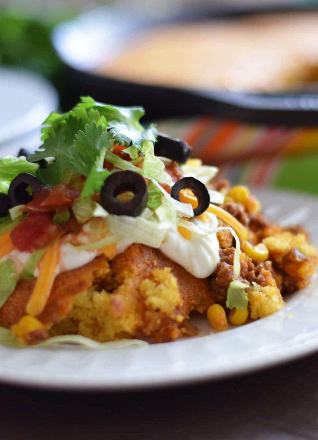 Jalapeño Cornbread Taco Pie