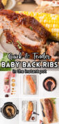 Instant Pot Baby Back Ribs Recipe Pinterest image