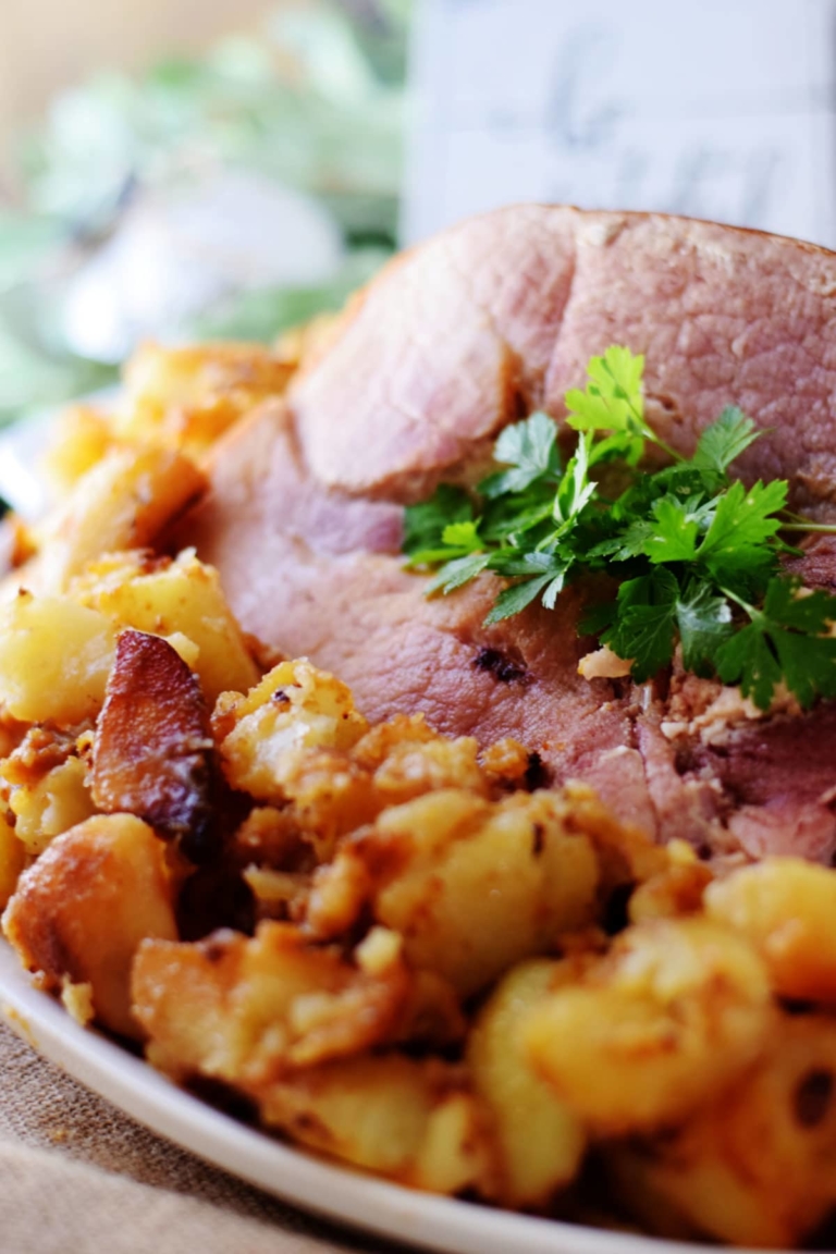 Rustic Ham and Potatoes - Soulfully Made