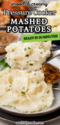 Instant Pot Mashed Potatoes recipe Pinterest image