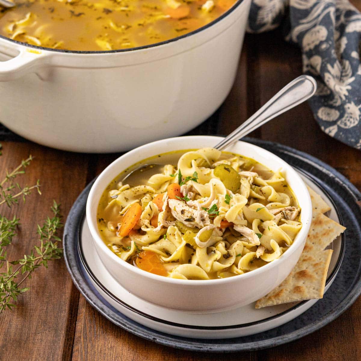 Rotisserie Chicken Noodle Soup