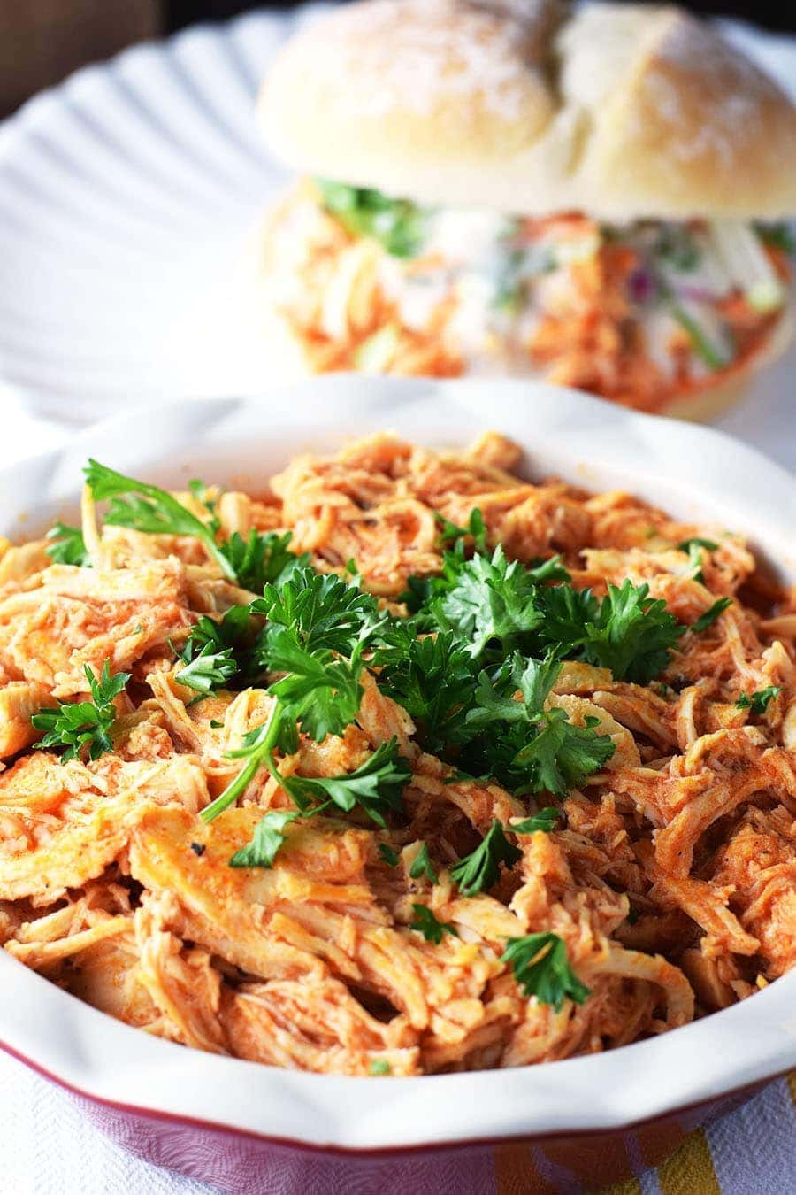 Slow Cooker Buffalo Chicken