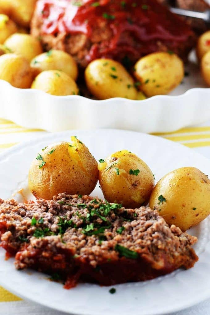 Instant Pot Meatloaf and Potatoes