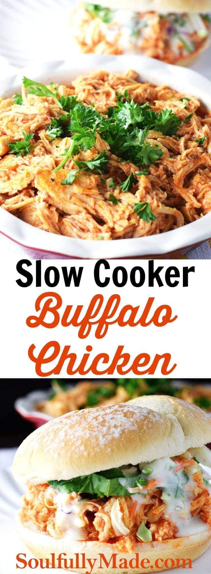 Slow Cooker Buffalo Chicken