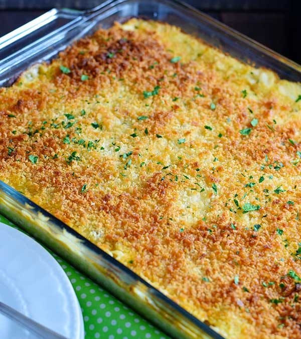 Chicken and Rice Casserole just out of the oven