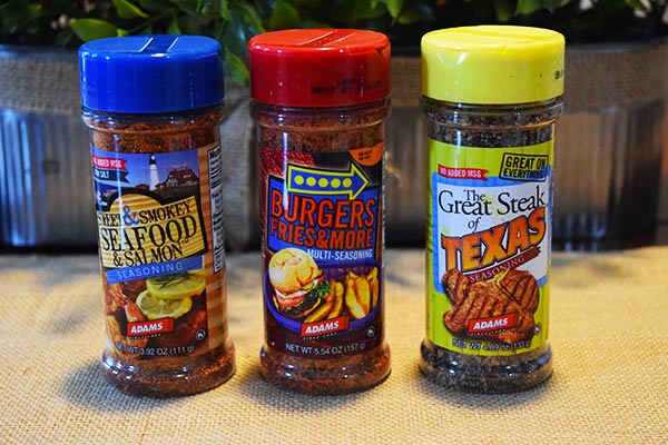 Adams Seafood, Steak and Burger Seasonings