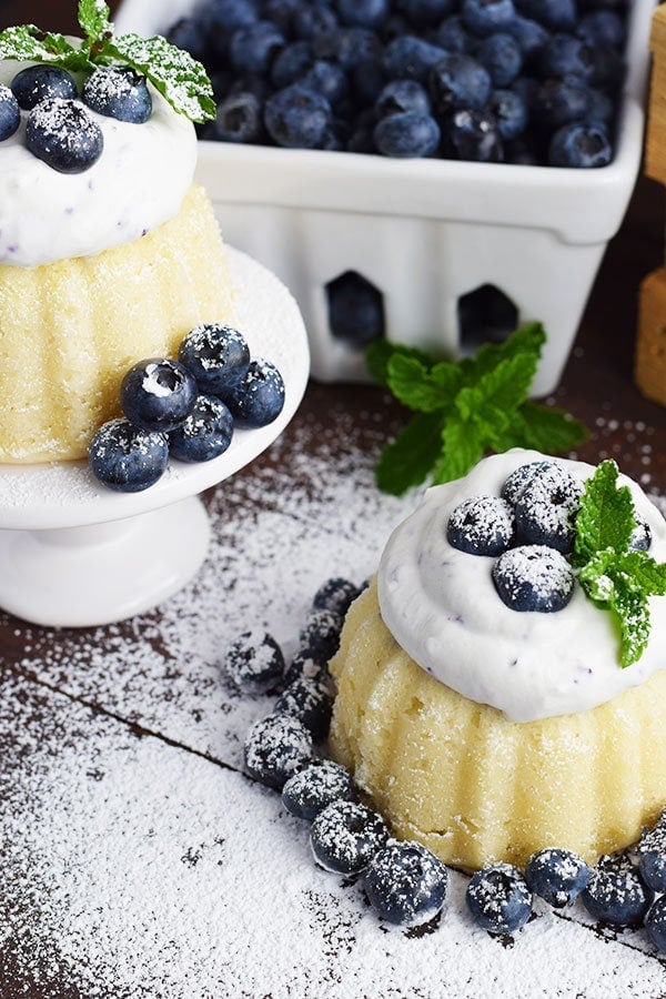 Mini Almond Bundt Cakes