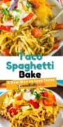 Taco Spaghetti Bake 2 image Pinterest Brand Pin
