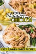 Crock Pot Mississippi Chicken Recipe pinterst image pin 3.
