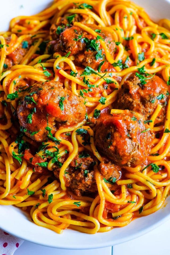 Instant Pot Spaghetti and Meatballs Soulfully Made