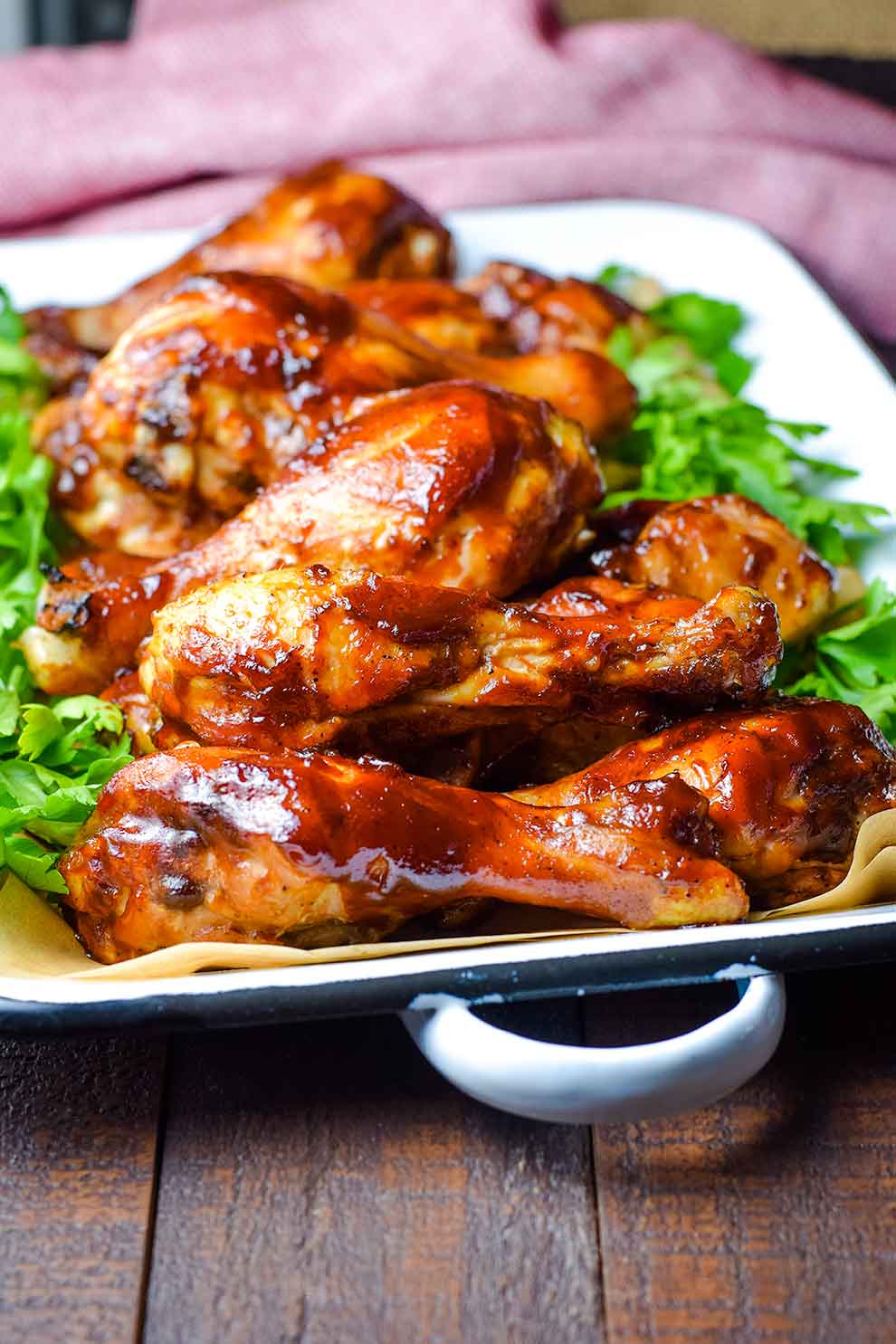 Oven Baked BBQ Chicken Drumsticks | Soulfully Made