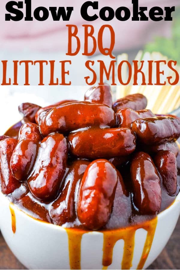 Slow Cooker BBQ Little Smokies Pin