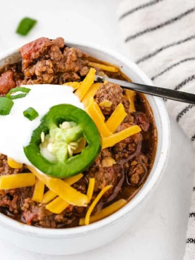 Keto and Low Carb Chili Story