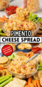 Homemade Pimento Cheese recipe Pinterest image