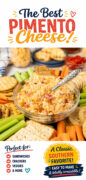 Homemade Pimento Cheese recipe Pinterest image