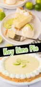 Key Lime Pie Recipe pinterest image