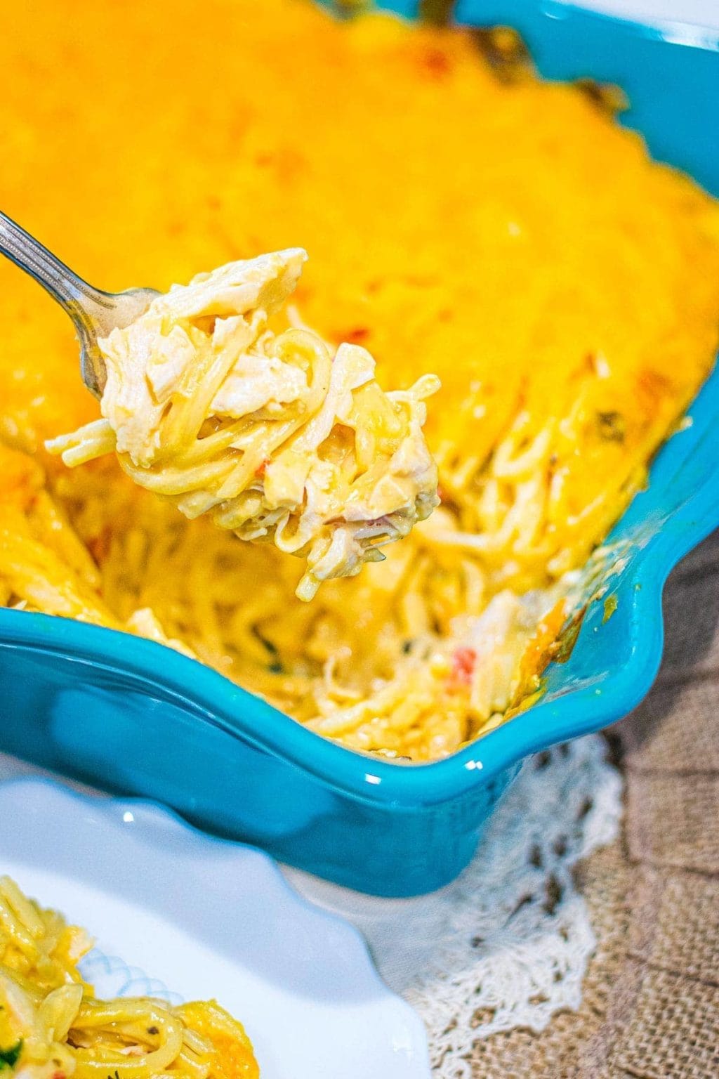 Baked Chicken Spaghetti Casserole Soulfully Made