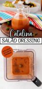 Homemade Catalina Salad Dressing recipe Pinterest image